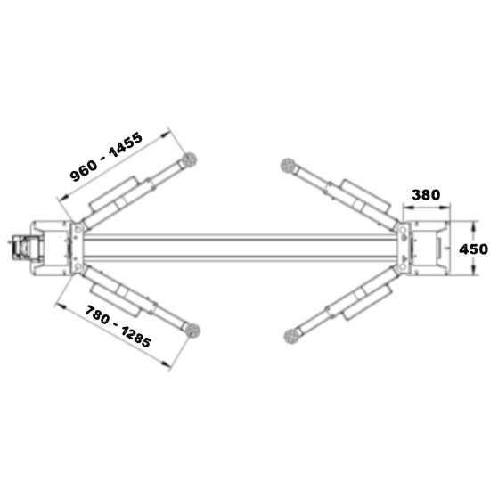 Podnośnik 2-kolumnowy Bestlift 240 Expert